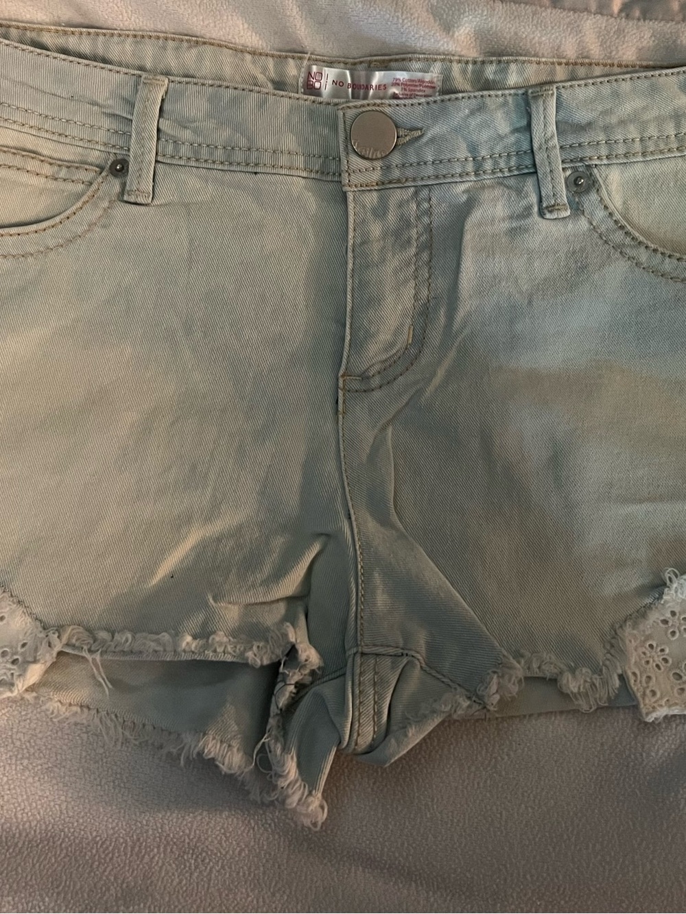 No Boundaries blue Denim Shorts